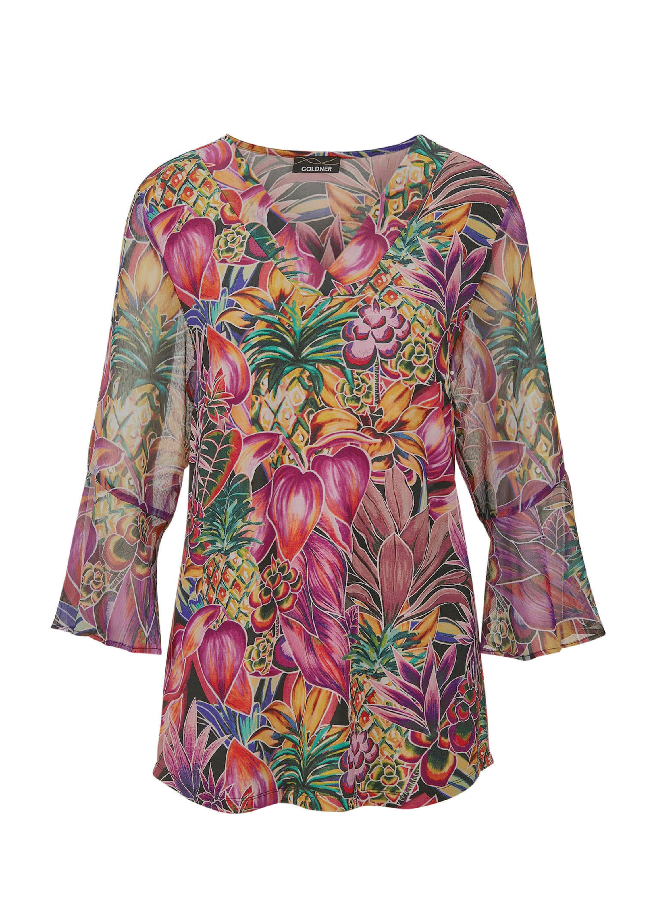 Blusenshirt mit zarten Chiffon-Ärmeln