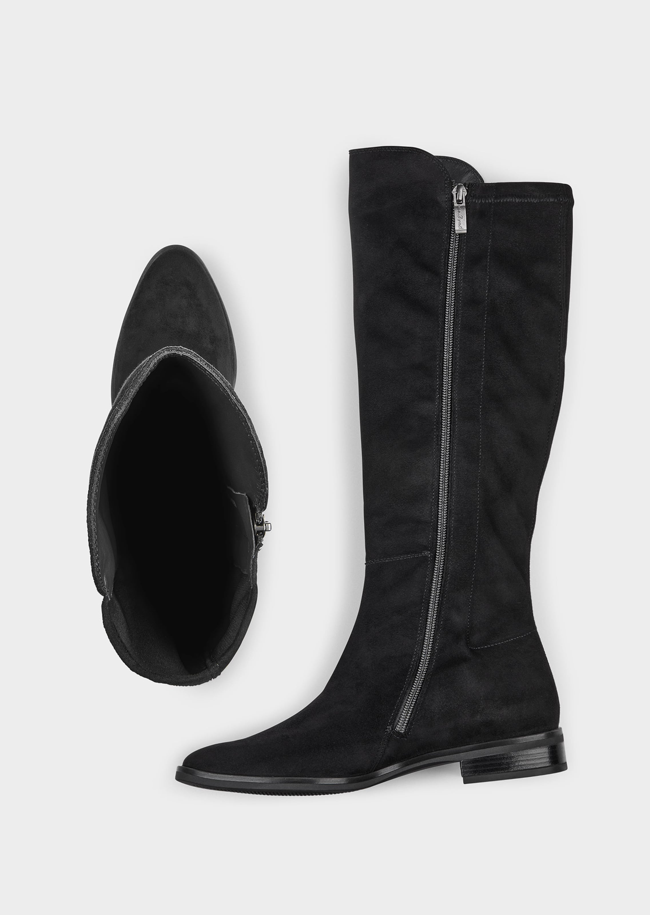 Stiefel mit flachem Absatz