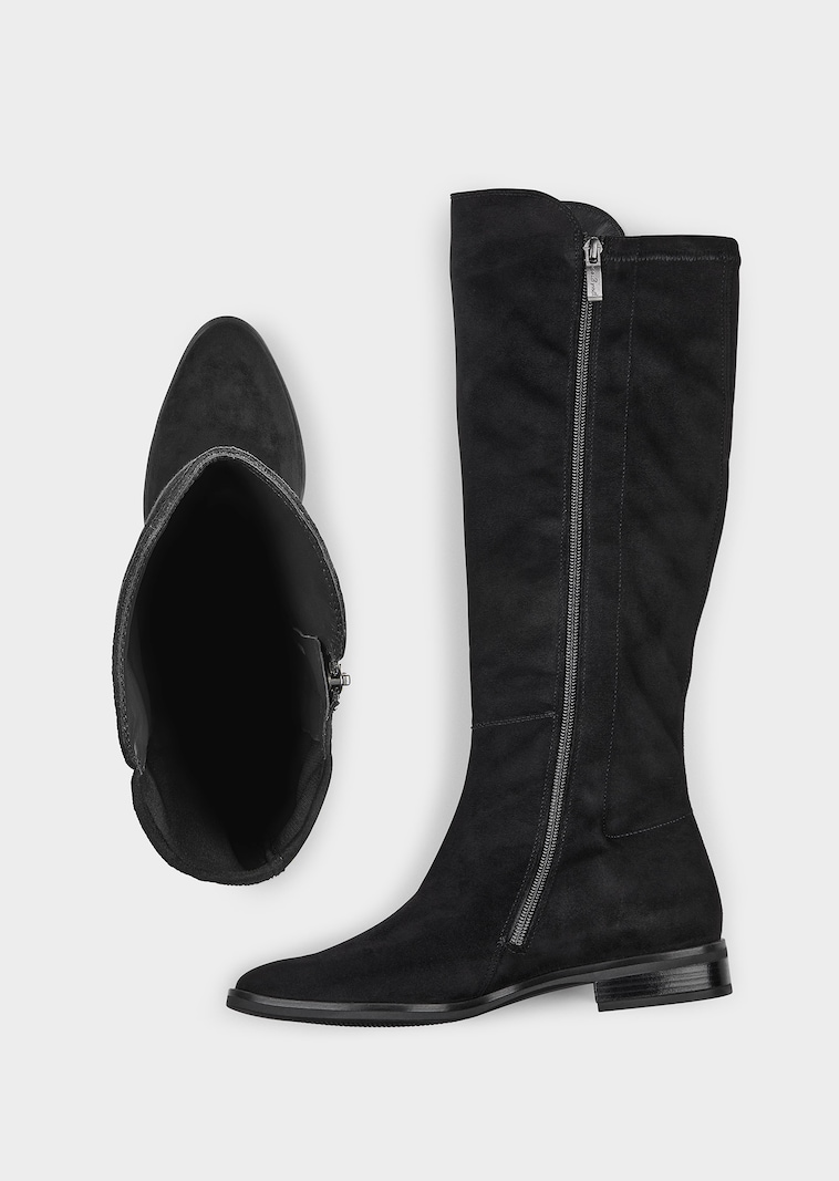 Stiefel mit flachem Absatz
