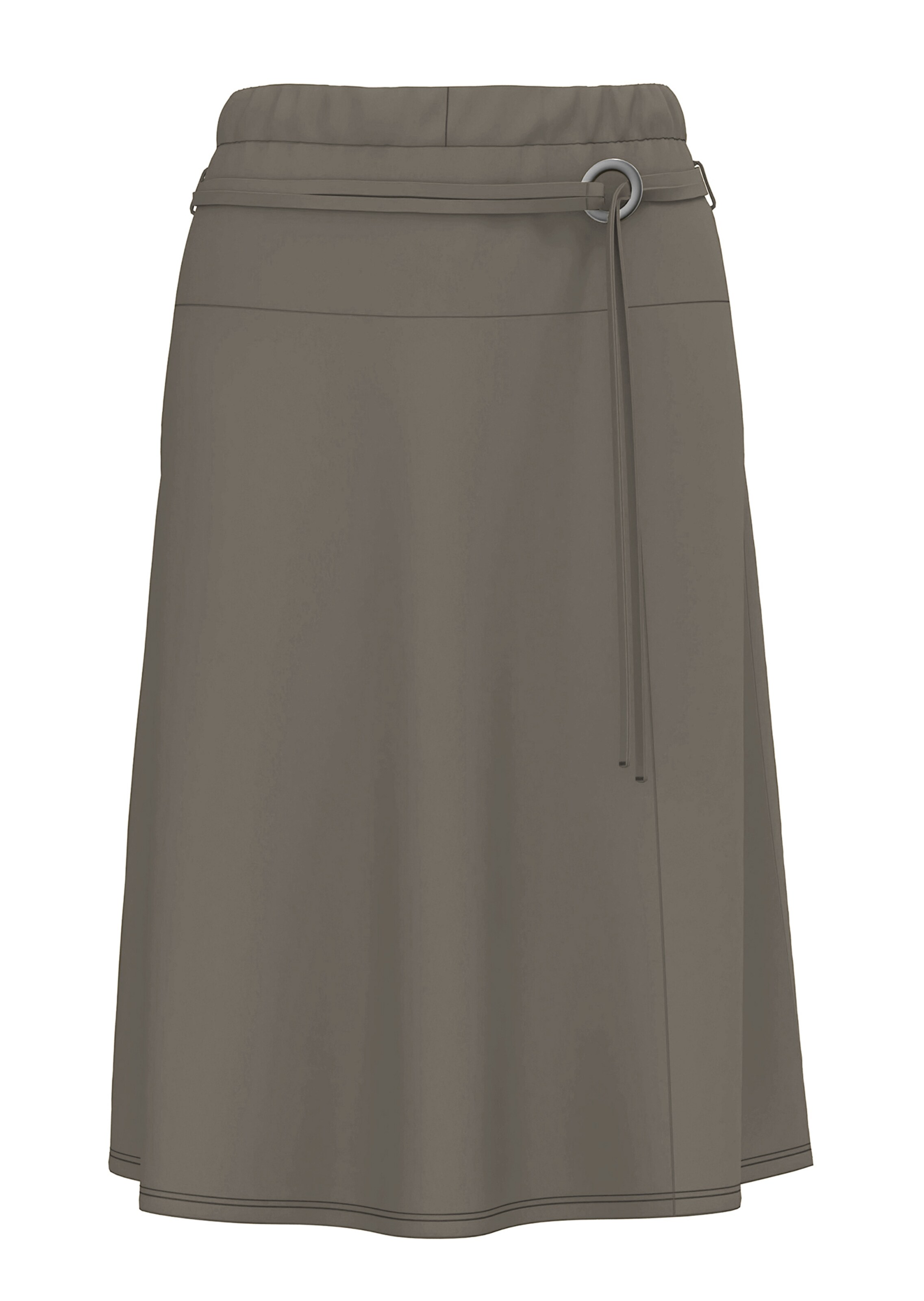 Jupe ample en jersey, avec ceinture