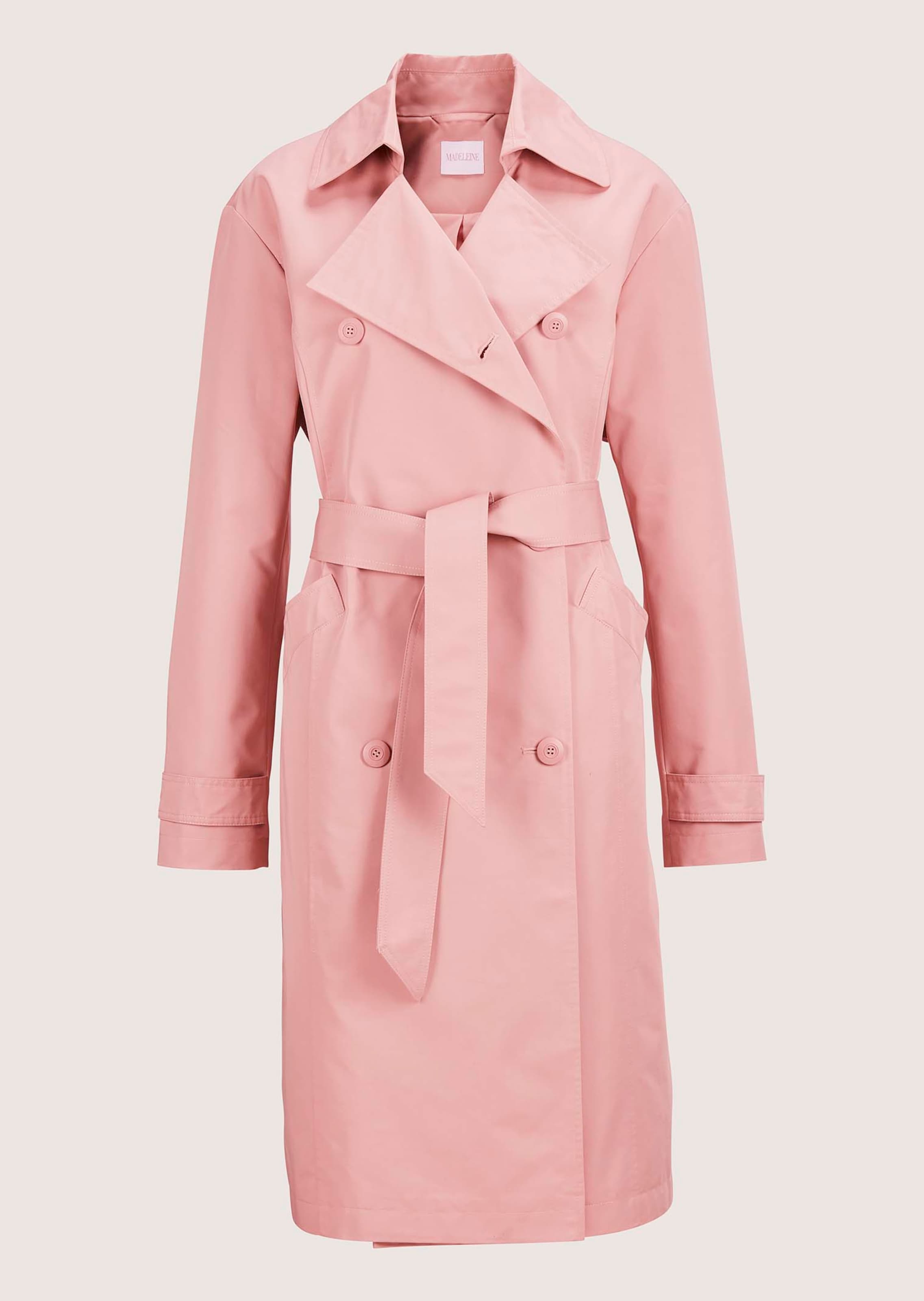 Coat in powder rosé MADELEINE Fashion