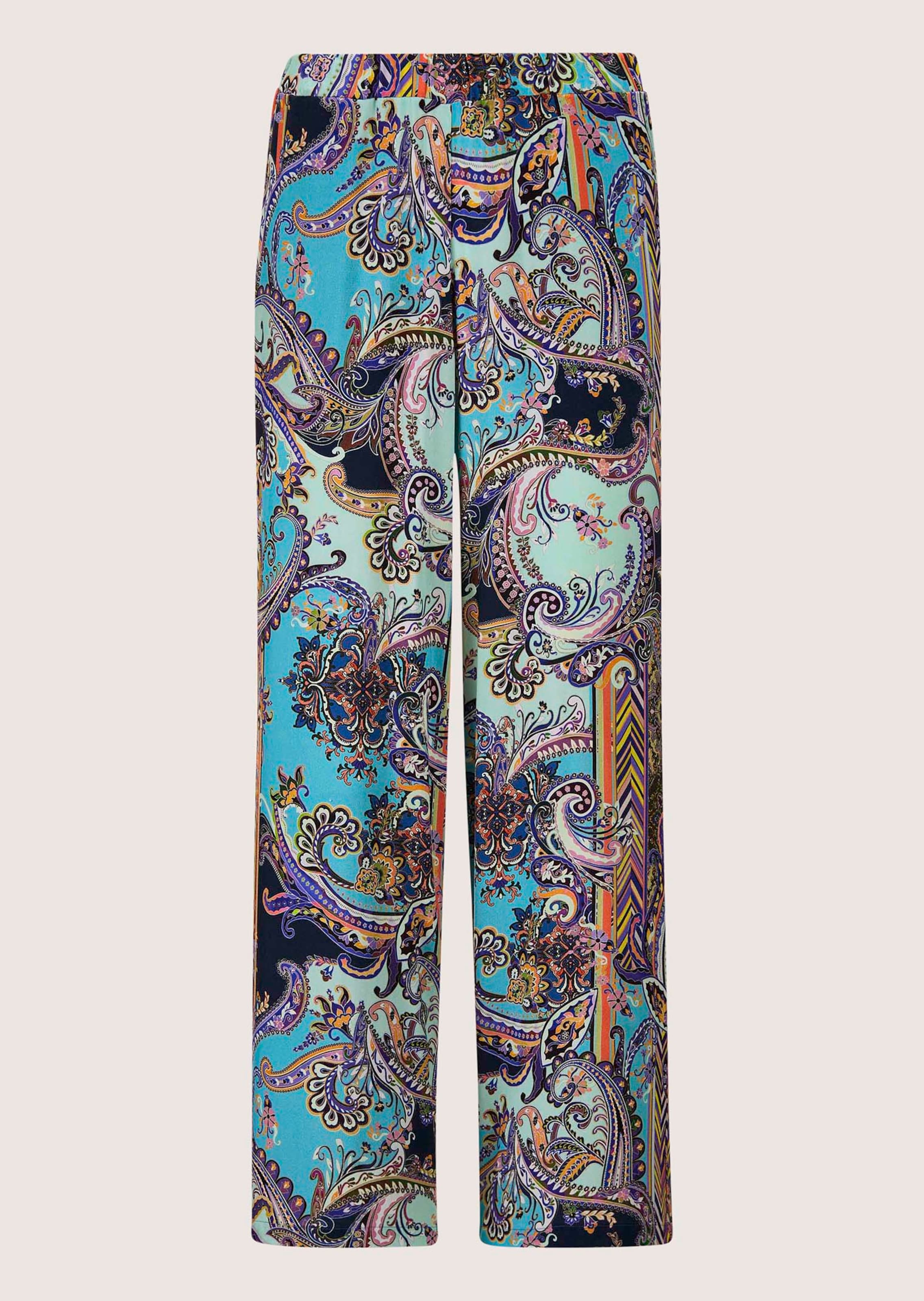 Weite Sommerhose mit Unikat-Print