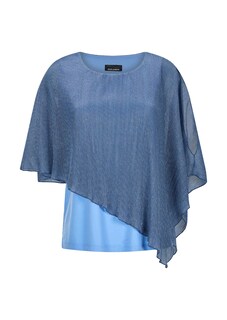 Elegantes Shirt mit Plissee-Überwurf thumbnail 6