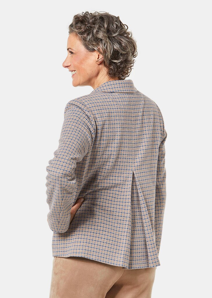 Indoorjacke aus strukturiertem Jersey