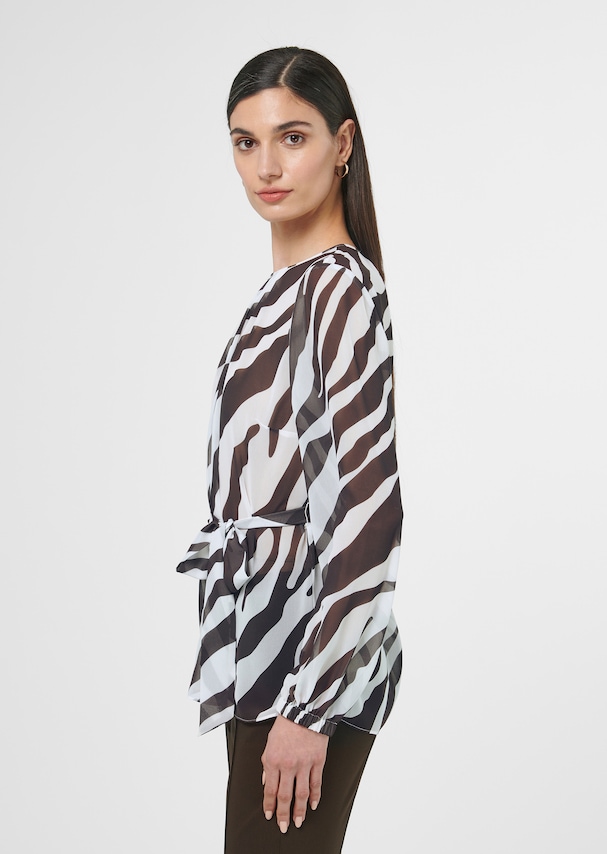 Tunic with zebra print 3
