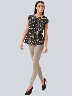 Shirtbluse mit Rundhalsausschnitt thumbnail 6