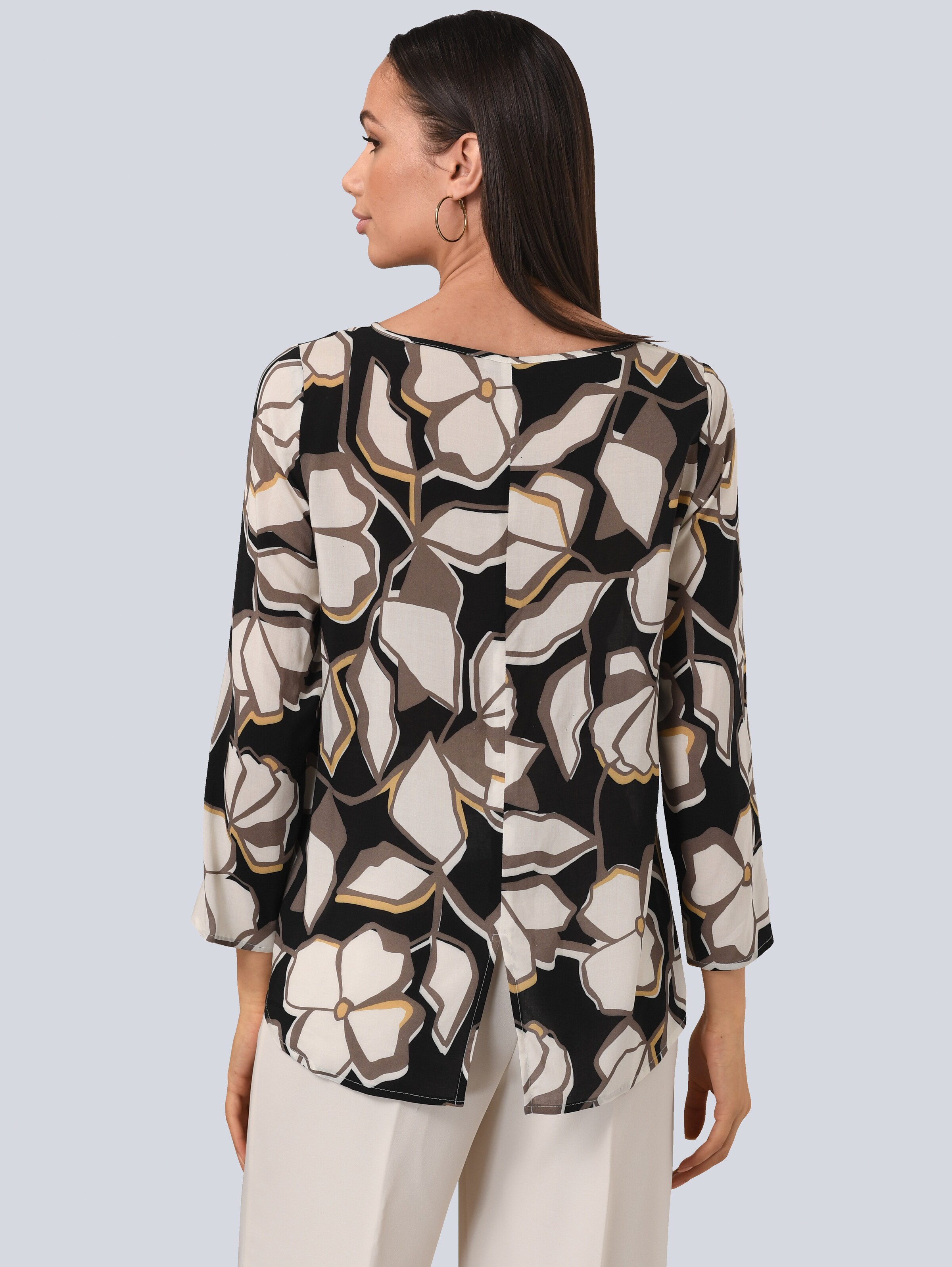 Bluse mit Allover Print 6