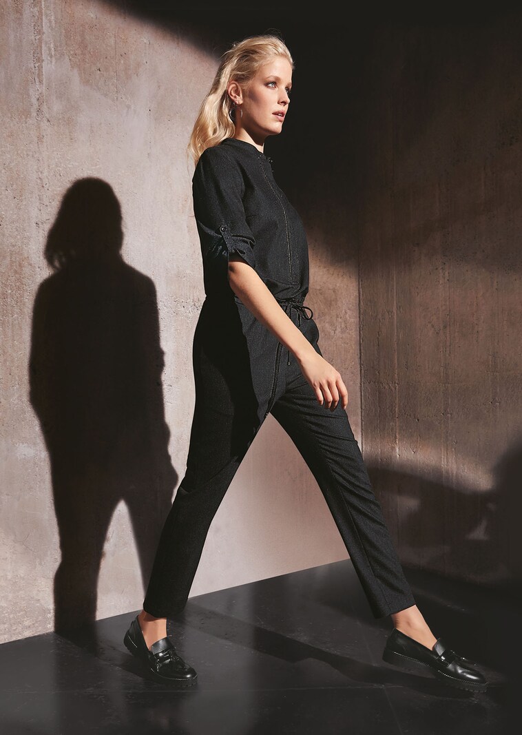 Jumpsuit made from a sophisticated mix of materials
