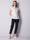 V-neck blouse thumbnail 4