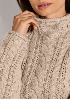 Zopf-Pullover im Oversize-Look thumbnail 5