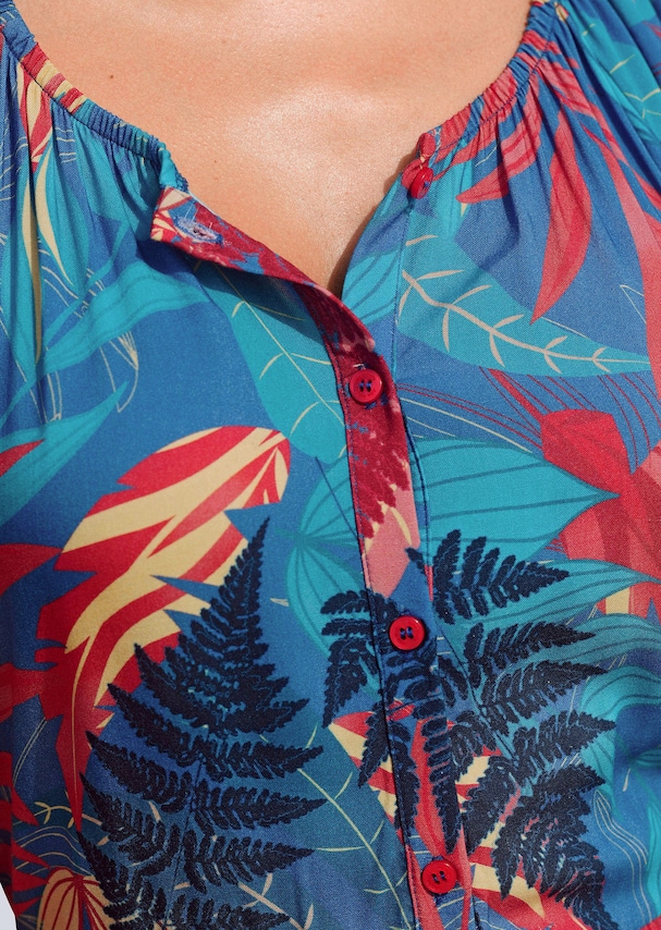 Kleid mit Volants