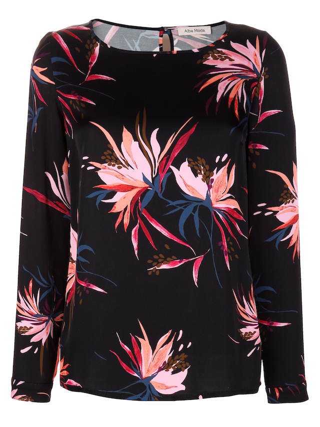 Bluse in floralem Dessin 4