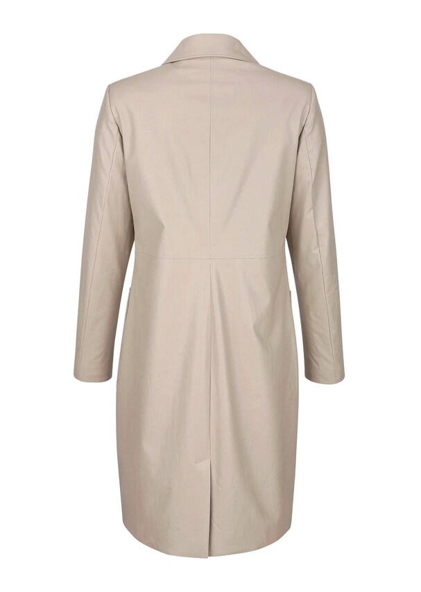 Mantel in modernen Lederoptik 5