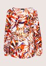 Bluse mit Blätter-Print thumbnail 6