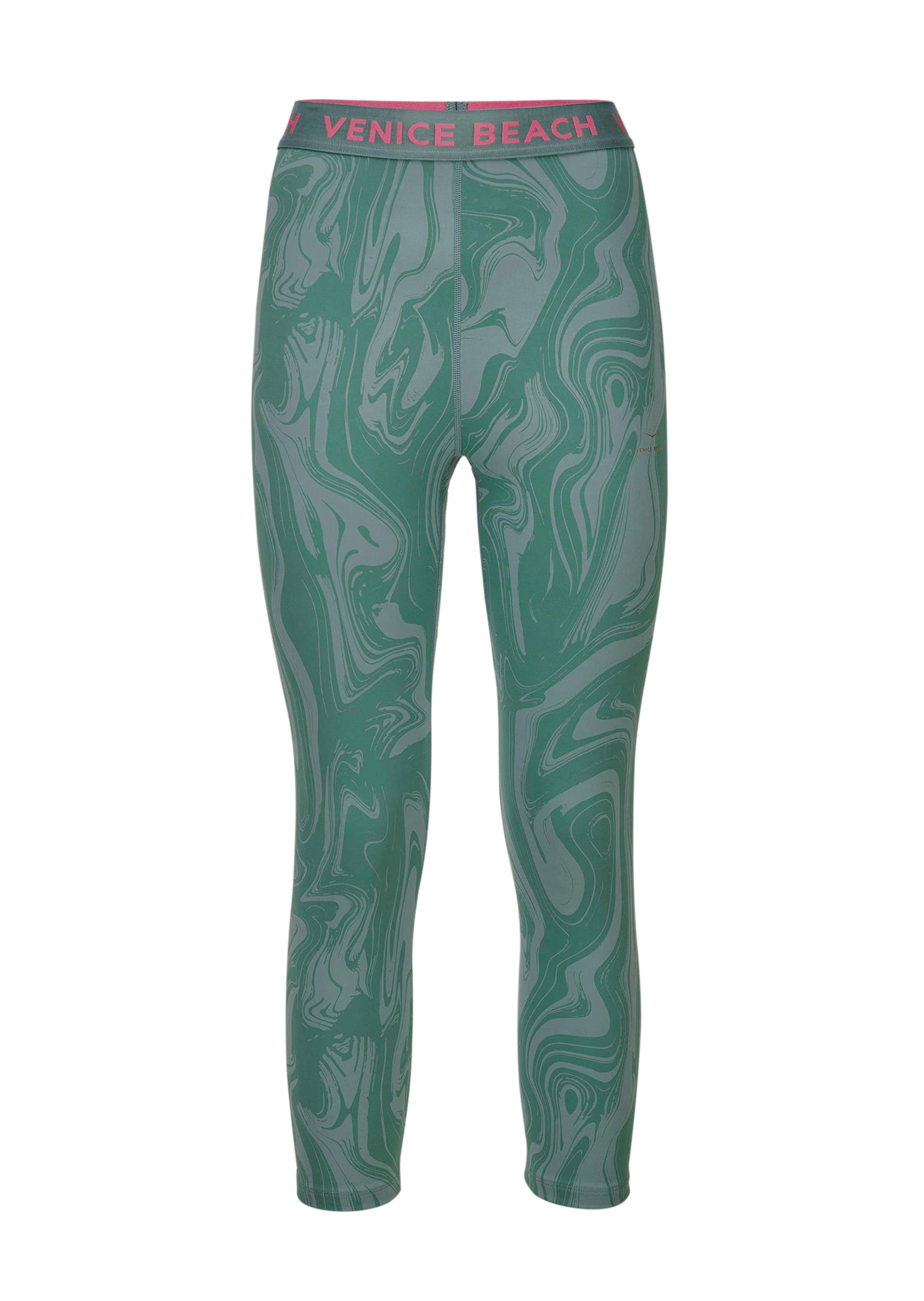 7/8-Leggings mit breitem Bund