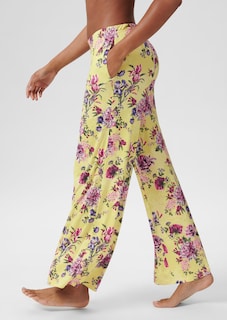 Wideleg-Pants mit floralem Print thumbnail 4
