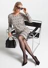 Schmales Kleid mit geometrischem Print thumbnail 7