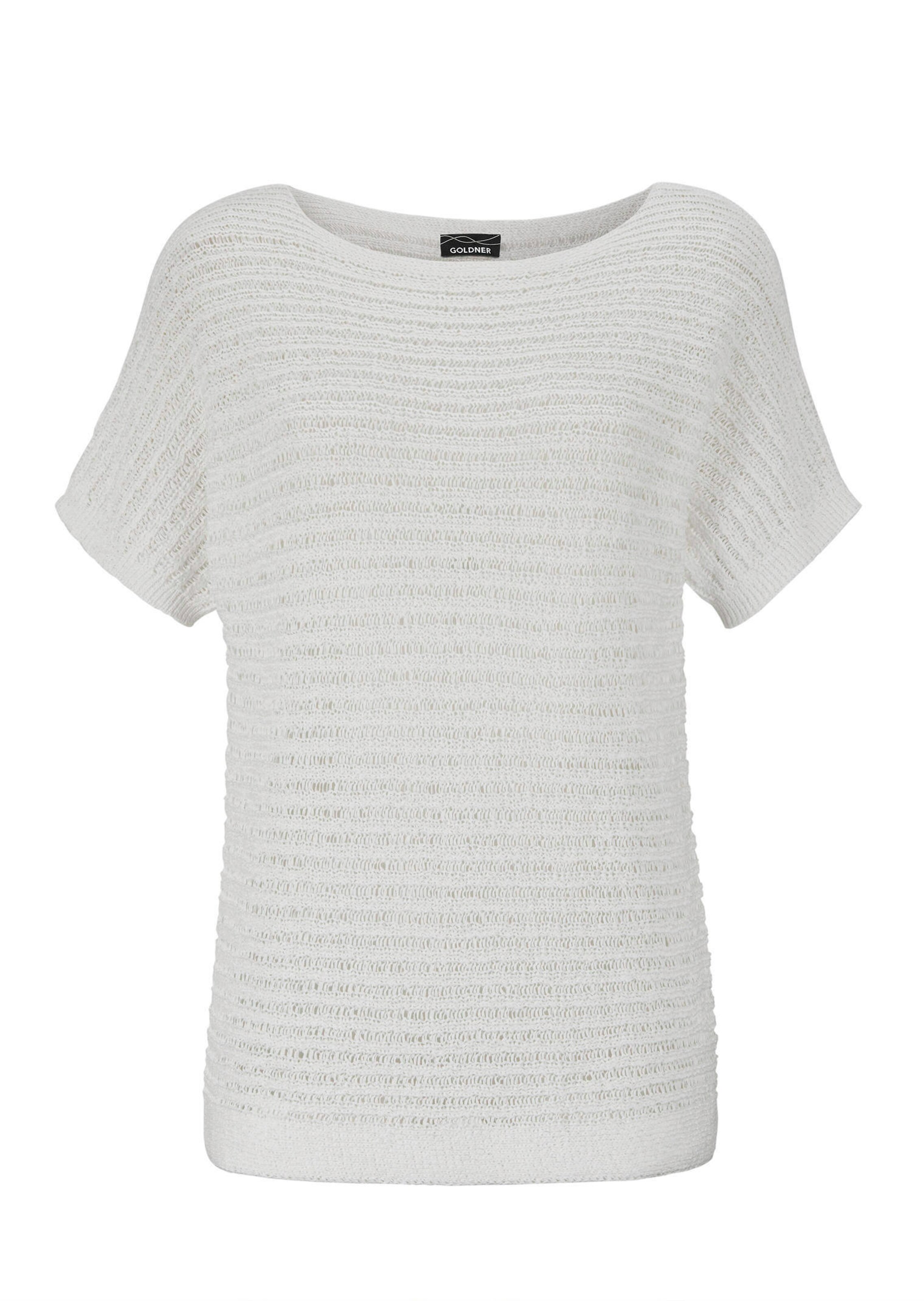 Pullover in luftigem Rippenstrick