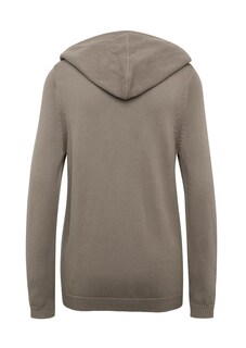 Weiche Strickjacke mit Kapuze und Reissverschluss thumbnail 3
