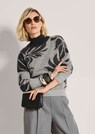 Jacquard-Pullover mit Stehkragen thumbnail 4