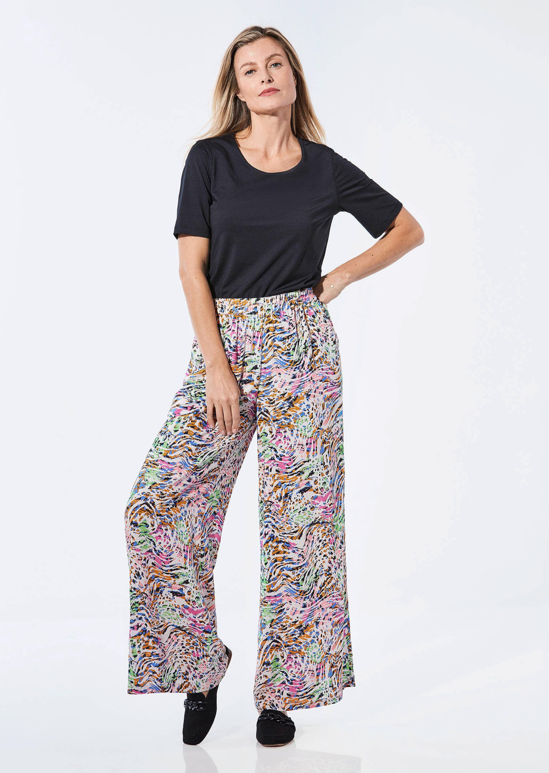 Pantalon - bunt / à motifs - Gr. 285 de Goldner Fashion