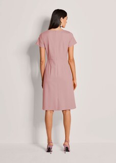 Robe fourreau avec encolure bateau et manches courtes thumbnail 3