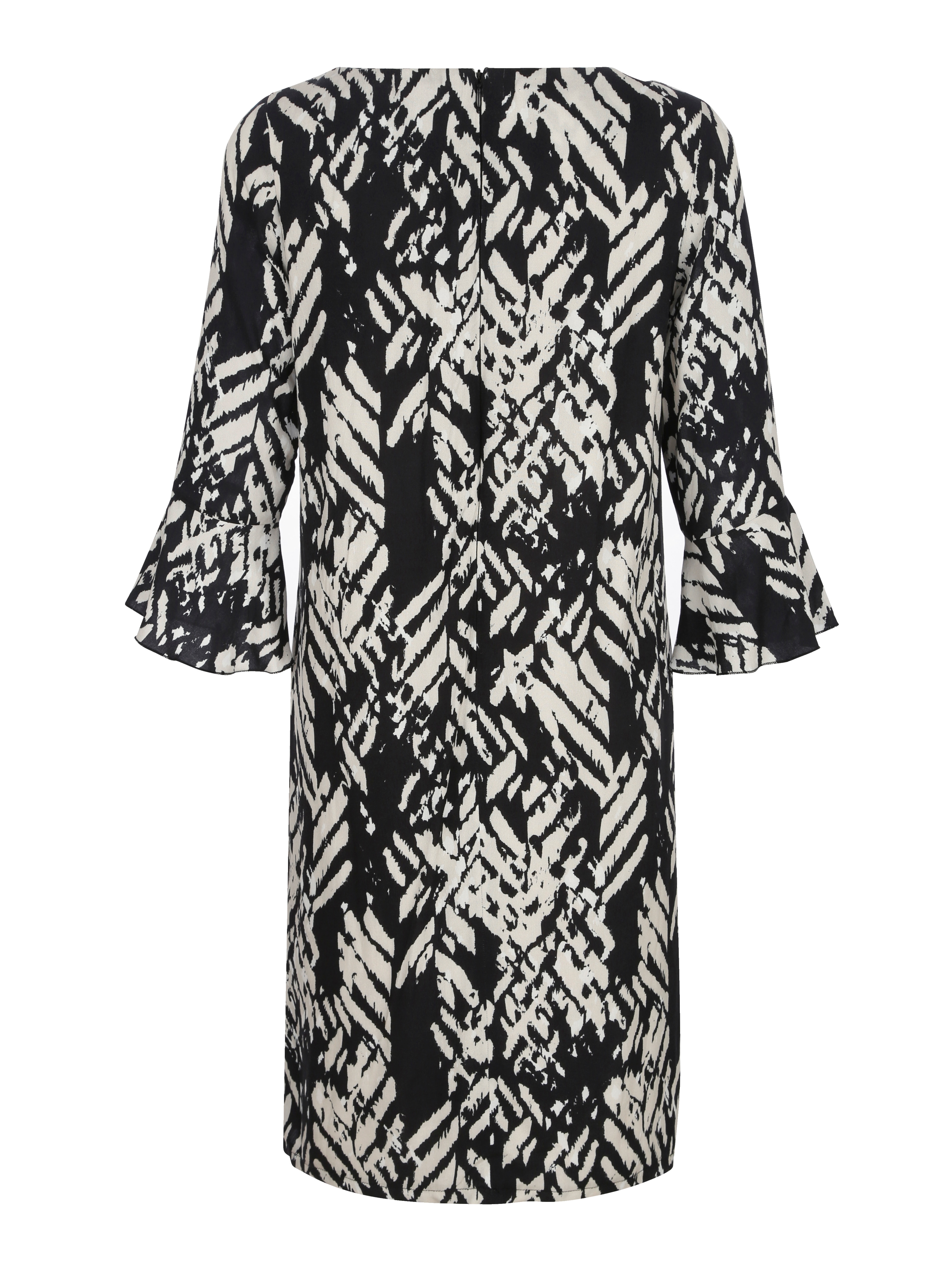 Kleid mit grafischem Druck
