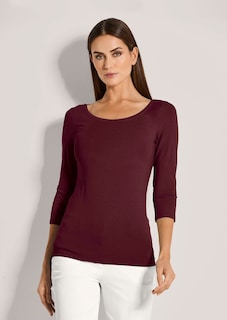 Shirt mit U-Boot-Ausschnitt thumbnail 1