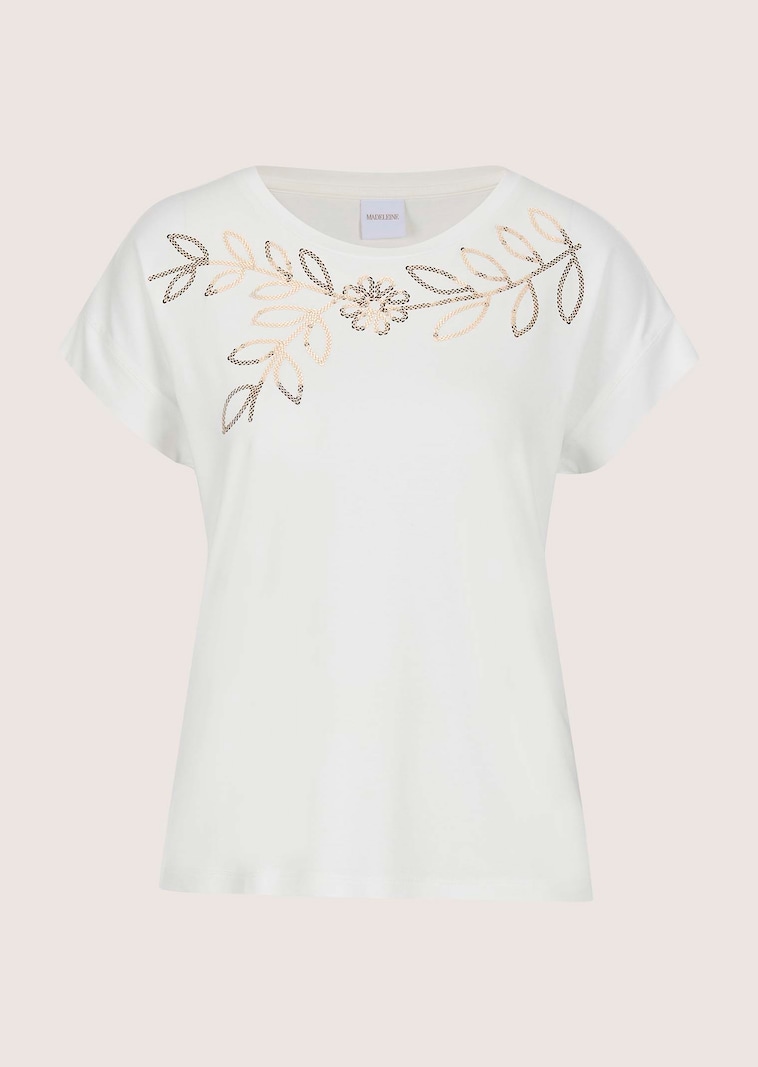 Shirt mit Pailletten-Motiv