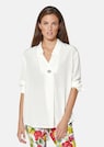 Seidenbluse mit edlem Schmuckknopf thumbnail 1