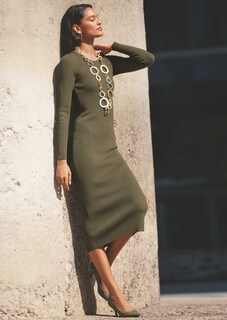 Strickkleid in angesagter Midi-Länge thumbnail 2