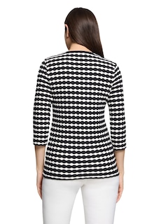 Gestreept shirt in 3D-look thumbnail 3