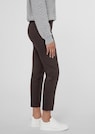 Skinny fit stretch trousers with piping thumbnail 4