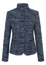 Tweed-Blazer mit Glanzgarn-Akzent thumbnail 6