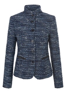 Tweed-Blazer mit Glanzgarn-Akzent thumbnail 6