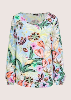 Blouse à imprimé floral avec grandes fleurs thumbnail 6