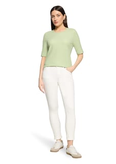 T-shirt basique extensible et structuré thumbnail 2