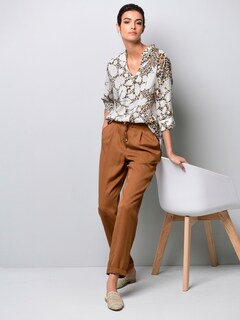 Oversizedbluse in modischem Print thumbnail 7
