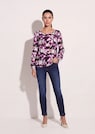 Blouse en viscose avec encolure bateau thumbnail 3