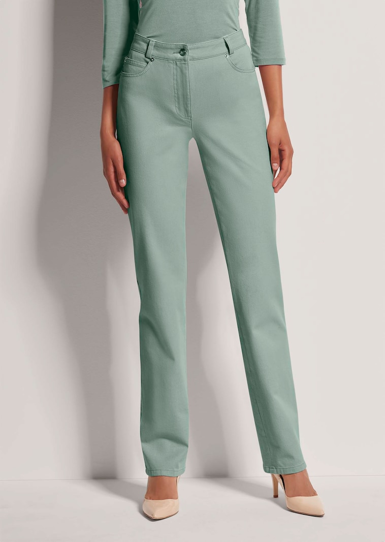 M-Jeans in gerader Form mit Logo-Stickerei