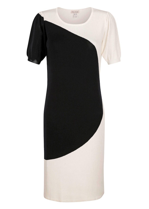 Strickkleid in Bicolour-Optik 5