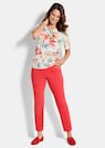 T-shirt en jersey avec motif floral thumbnail 2