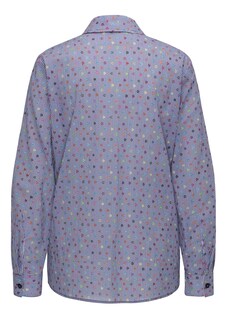 Interessant gestreepte blouse met extra print thumbnail 3