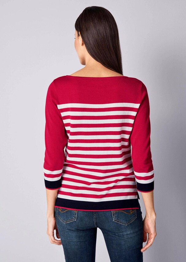 Pullover mit Streifendessin 2