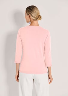 Baumwollpullover mit V-Ausschnitt thumbnail 3