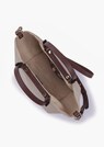 Shopper aus Leder und Textil thumbnail 2