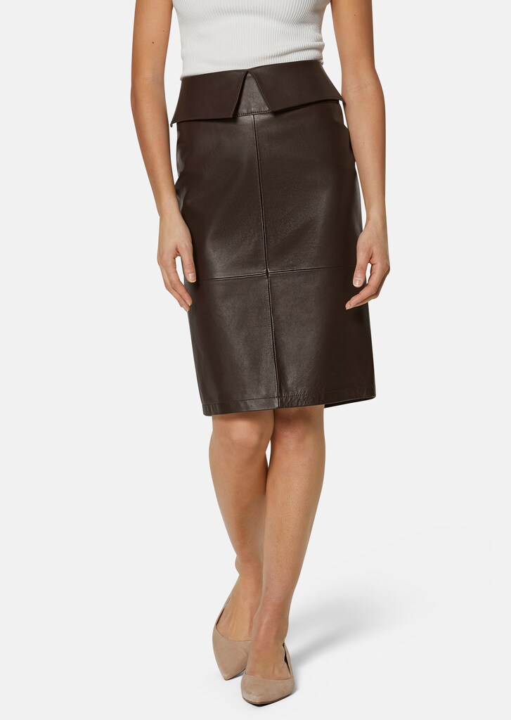 TALBOT RUNHOF X MADELEINE Nappa leather skirt