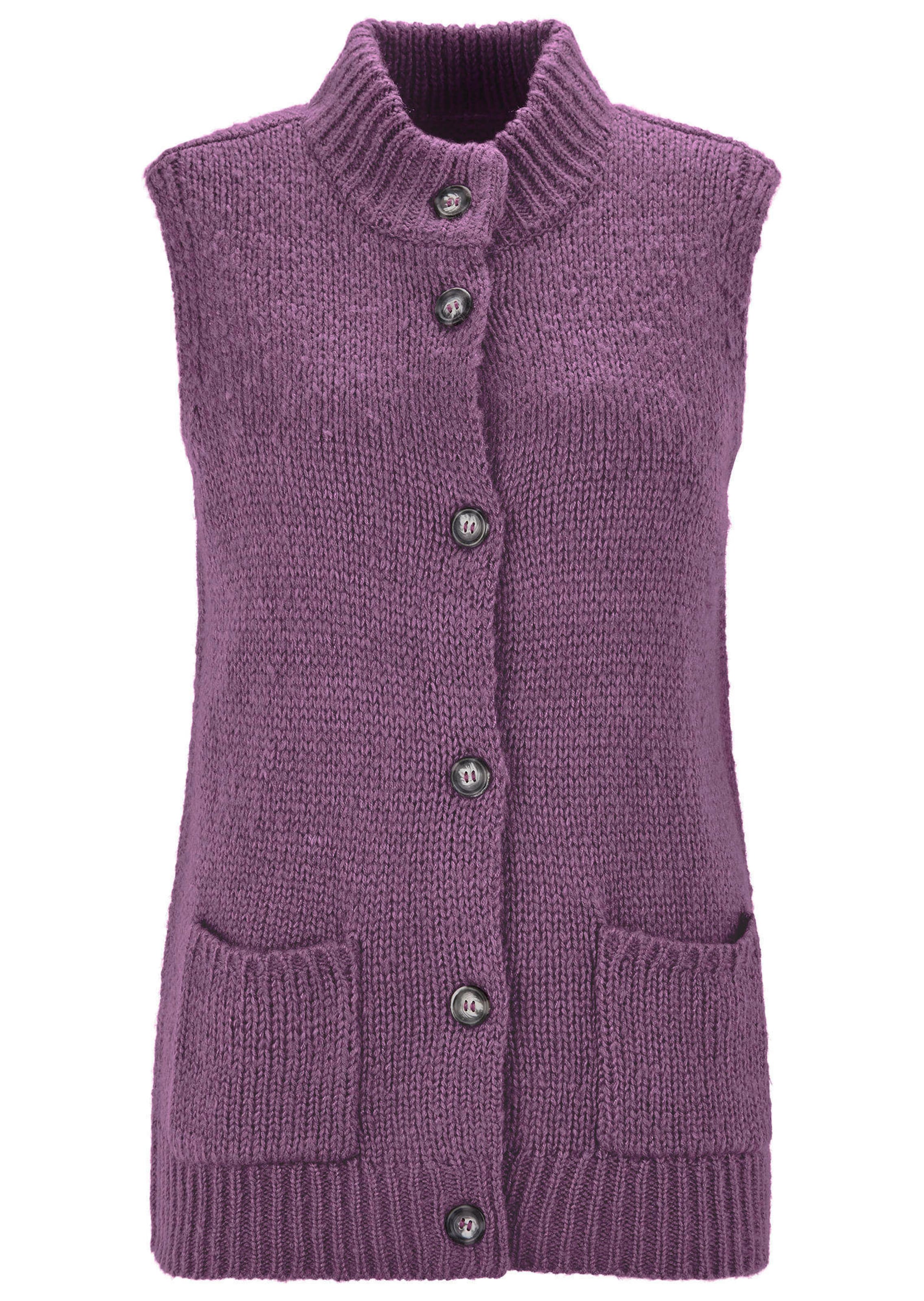 Lichtgewicht tricot vest met knoopsluiting