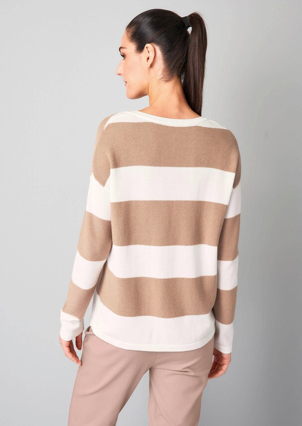 Pullover mit Streifendesign 2