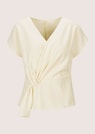 Blouse with wrap effect and V-neckline thumbnail 6